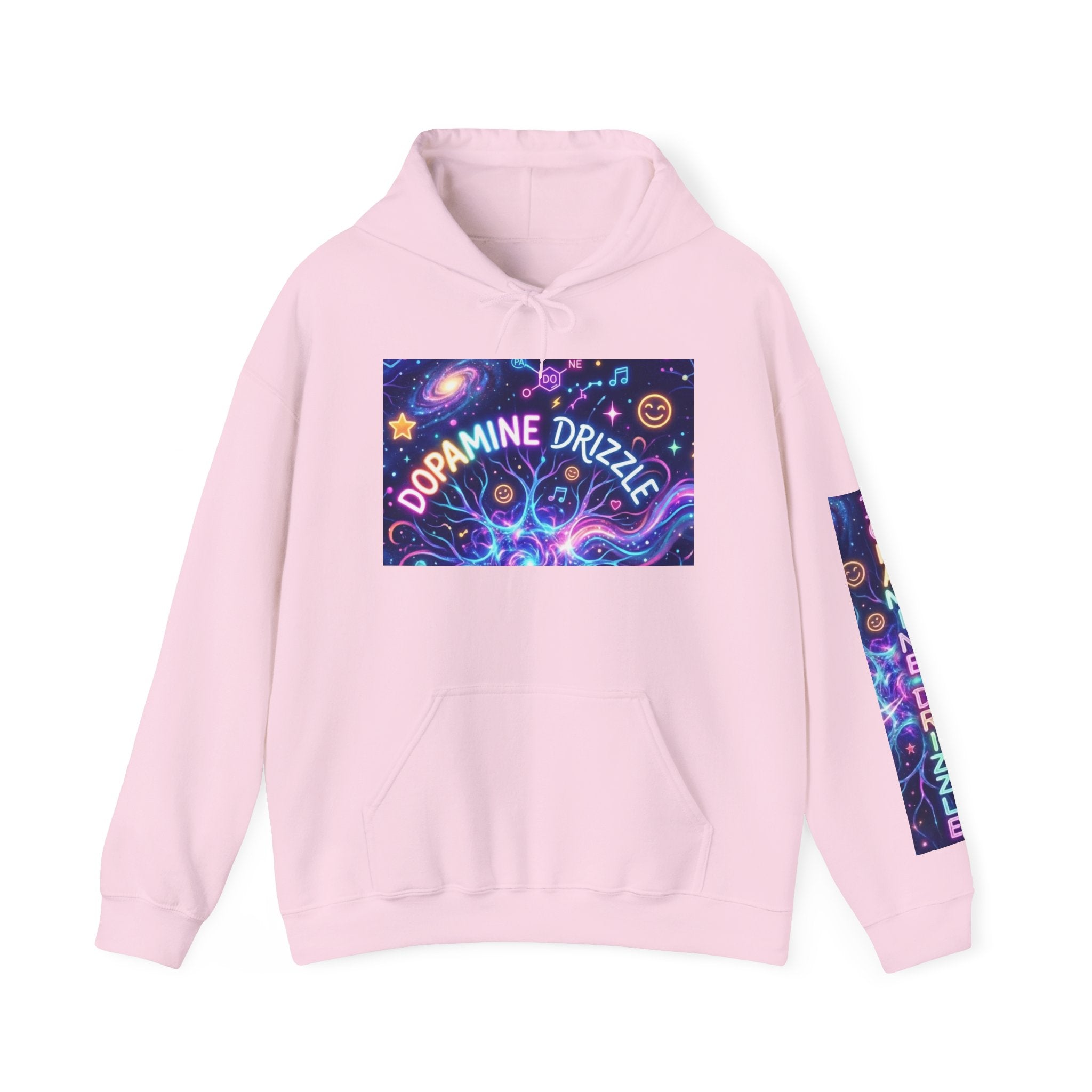 Dopamine Drizzle Hoodie — Psychedelic Space Graphic Pullover