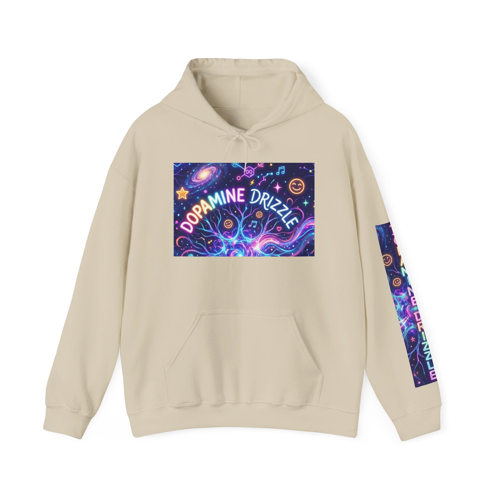 Dopamine Drizzle Hoodie — Psychedelic Space Graphic Pullover