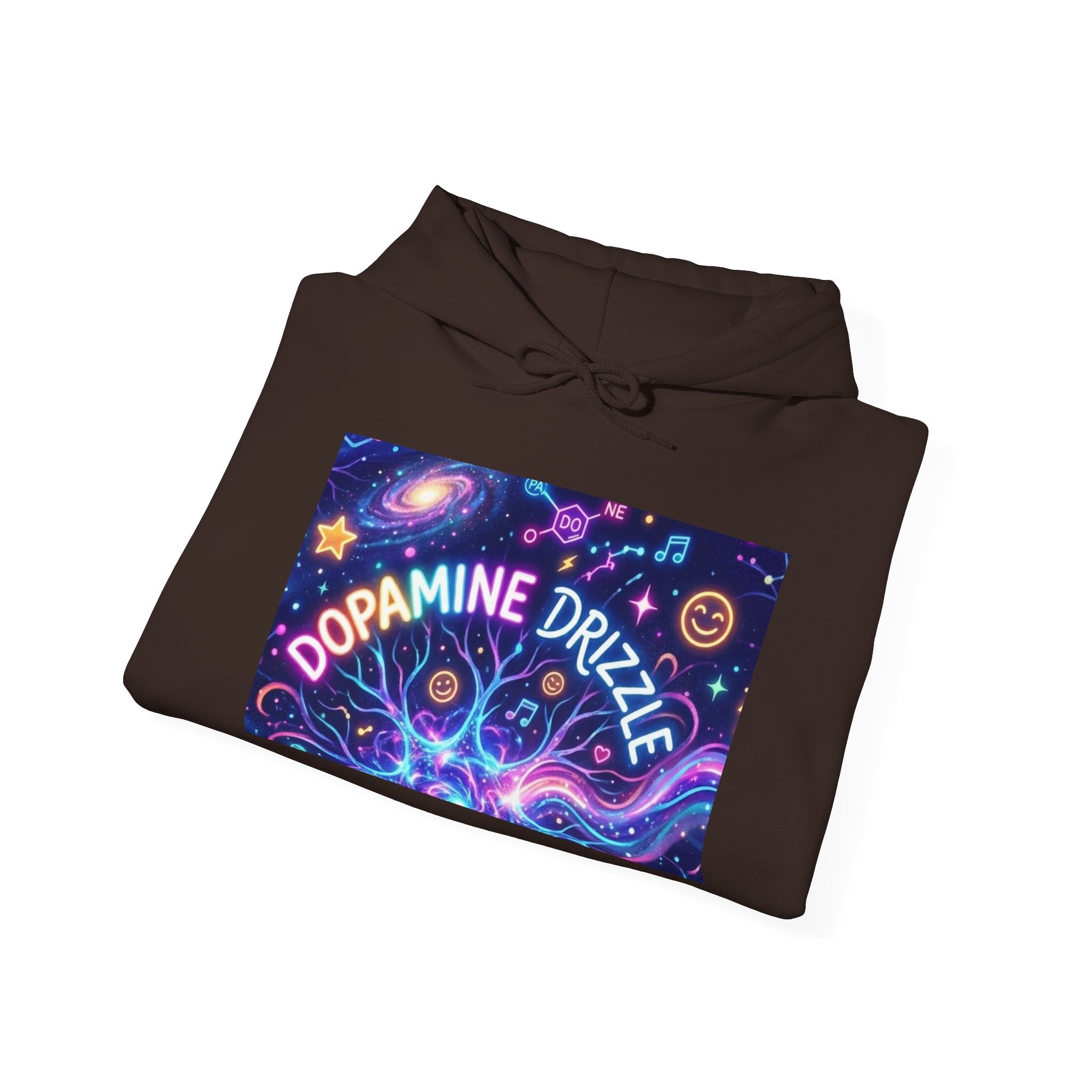 Dopamine Drizzle Hoodie — Psychedelic Space Graphic Pullover