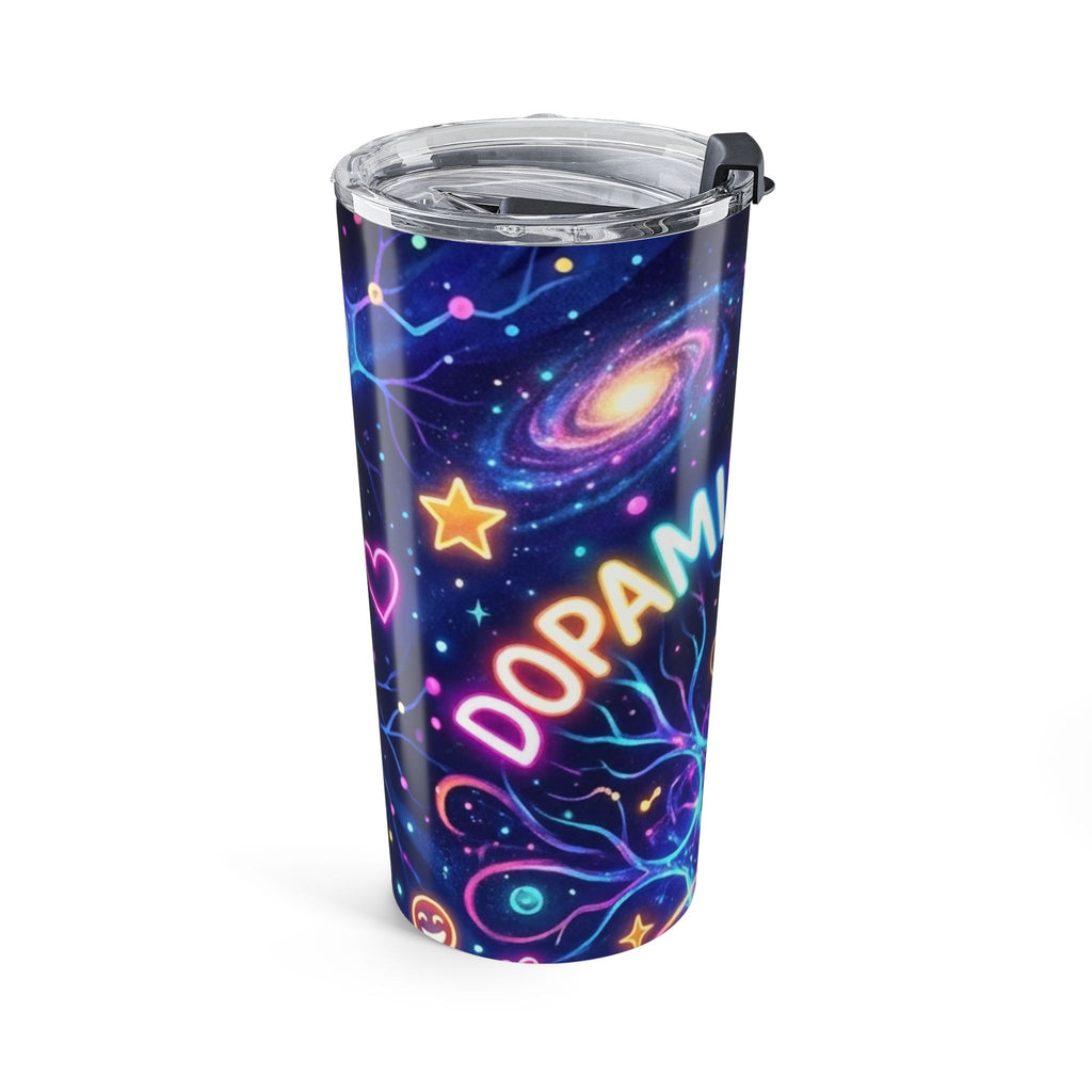 Dopamine Dream 20oz Tumbler — Neon Brainwave Insulated Travel Cup