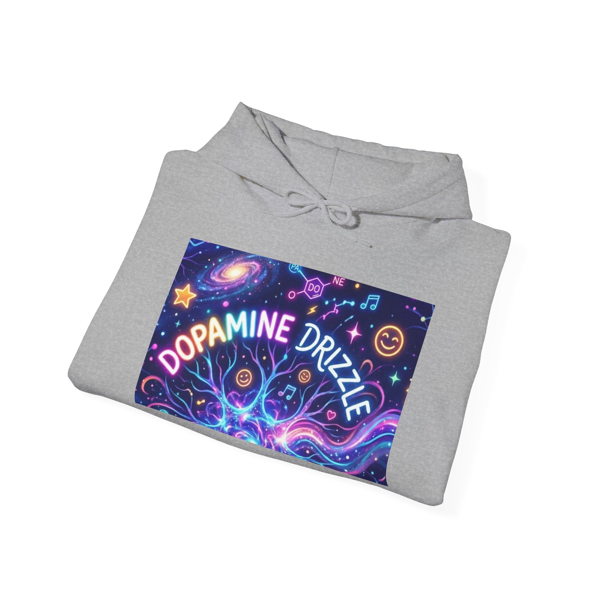 Dopamine Drizzle Hoodie — Psychedelic Space Graphic Pullover