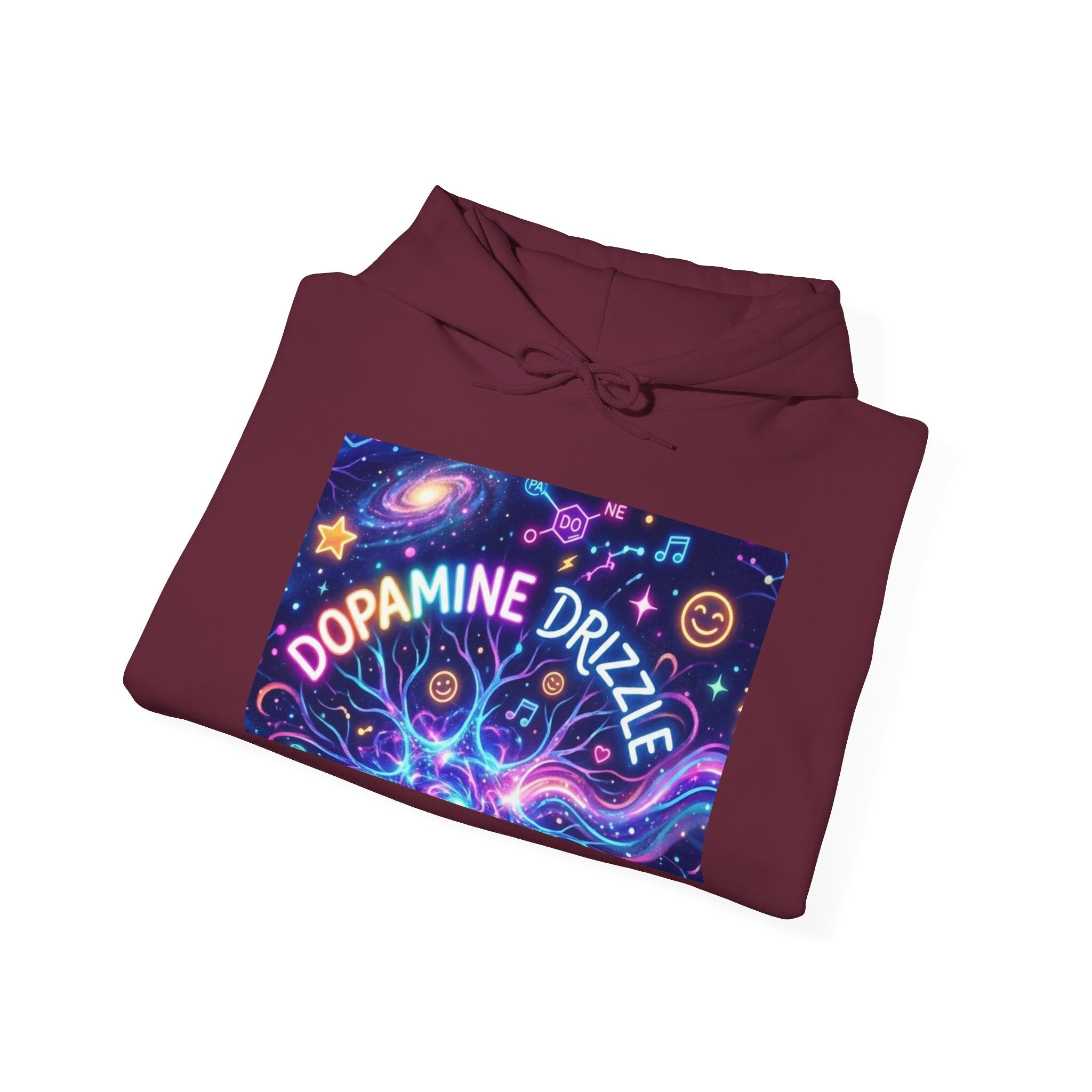 Dopamine Drizzle Hoodie — Psychedelic Space Graphic Pullover