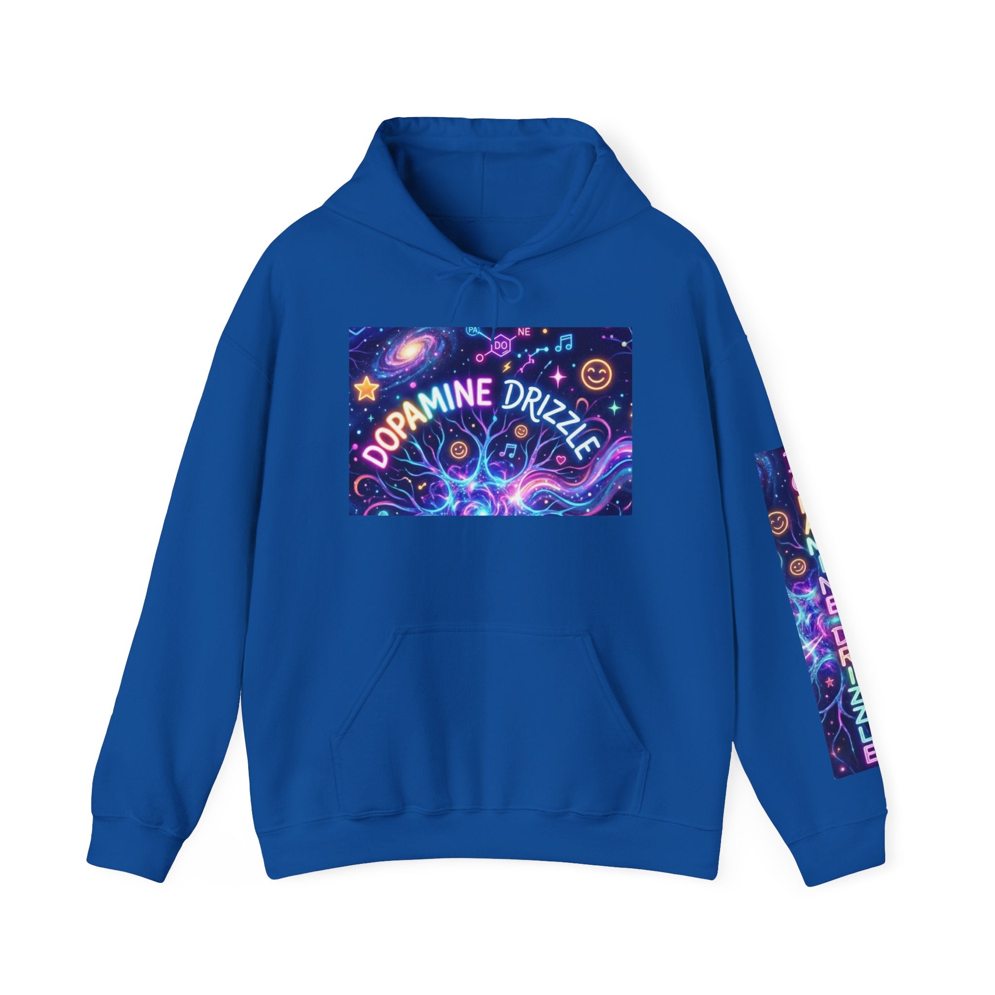 Dopamine Drizzle Hoodie — Psychedelic Space Graphic Pullover