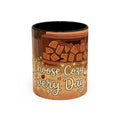 Cozy Fireplace Accent Coffee Mug — "Choose Cozy Every Day"