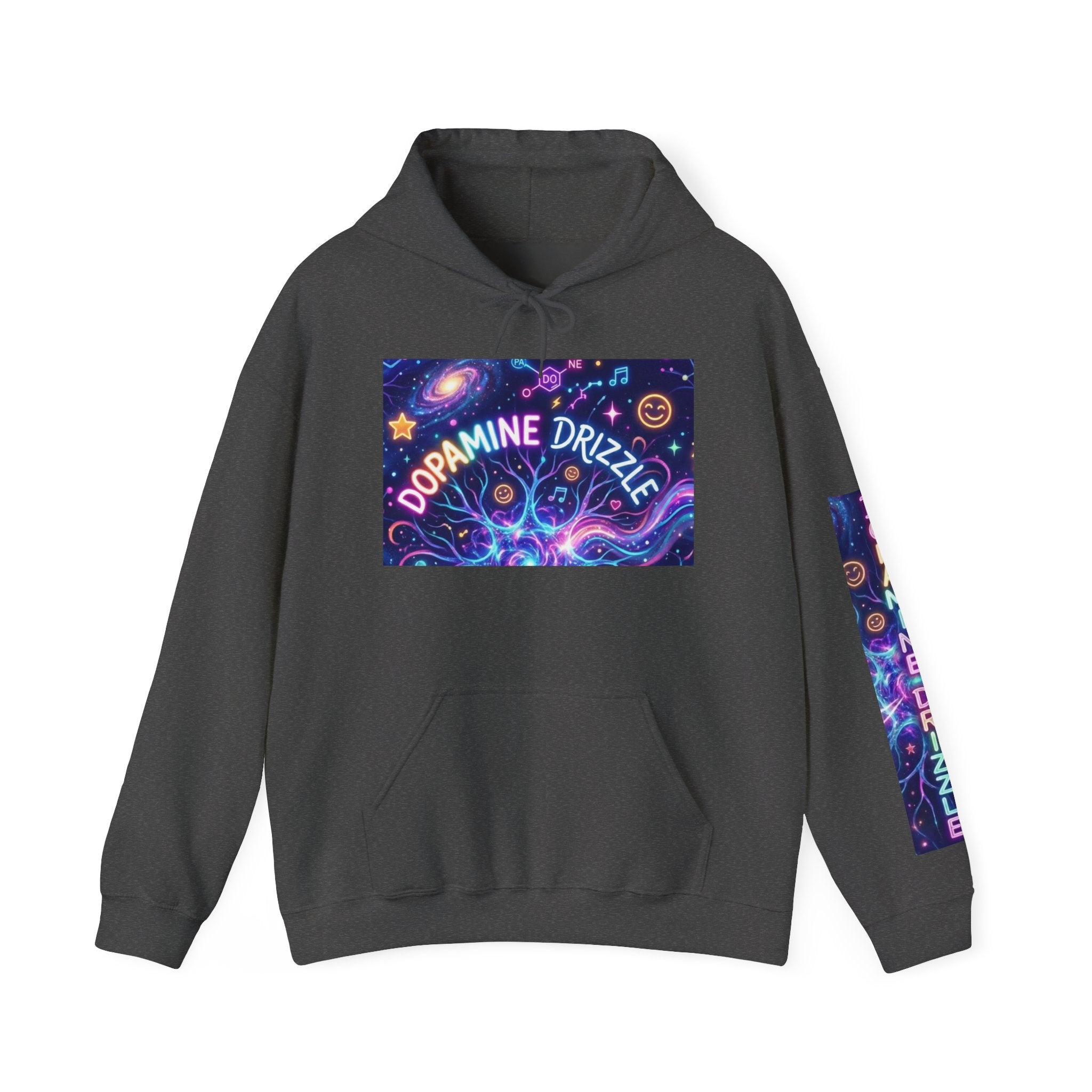 Dopamine Drizzle Hoodie — Psychedelic Space Graphic Pullover