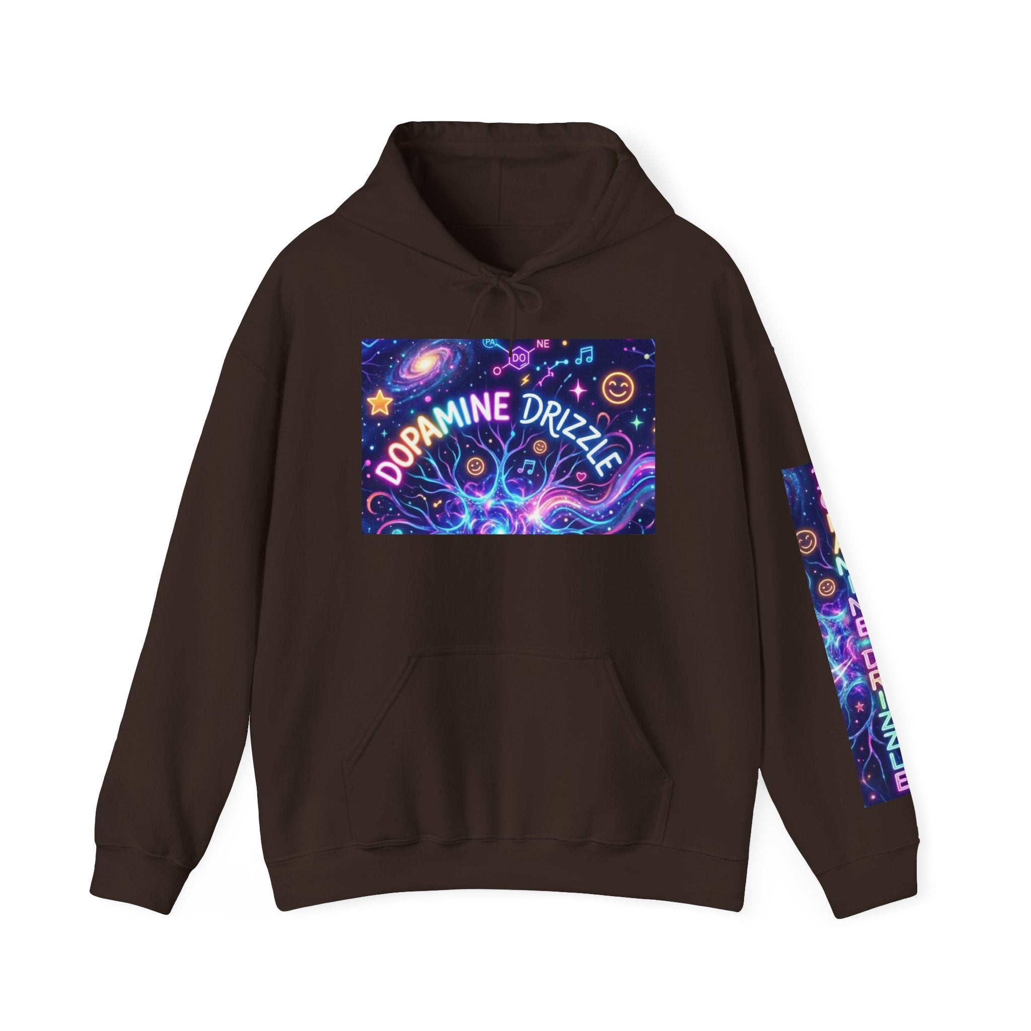 Dopamine Drizzle Hoodie — Psychedelic Space Graphic Pullover