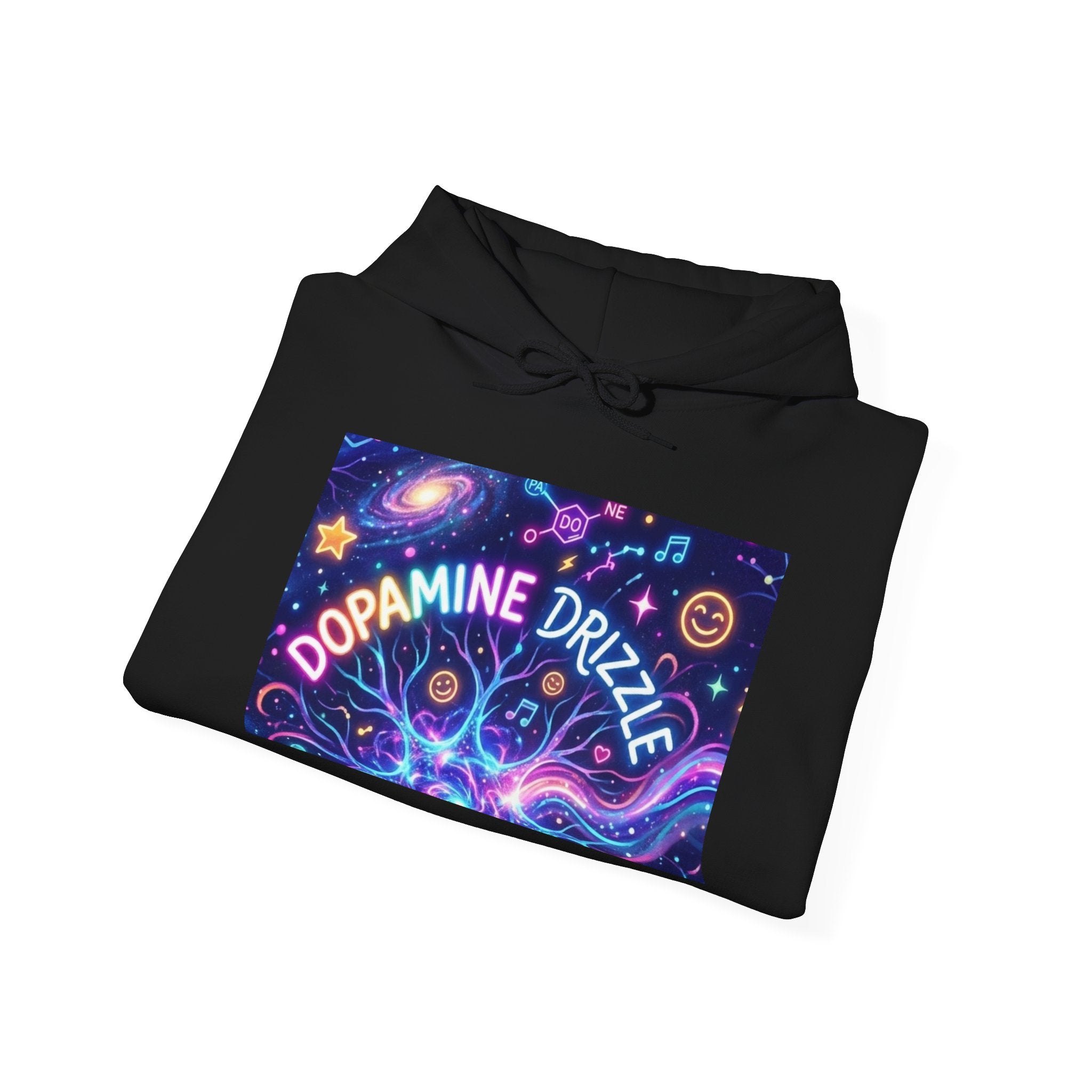 Dopamine Drizzle Hoodie — Psychedelic Space Graphic Pullover