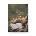 Cozy Moments Hardcover Journal — "Sip, Smile, Slow Down"