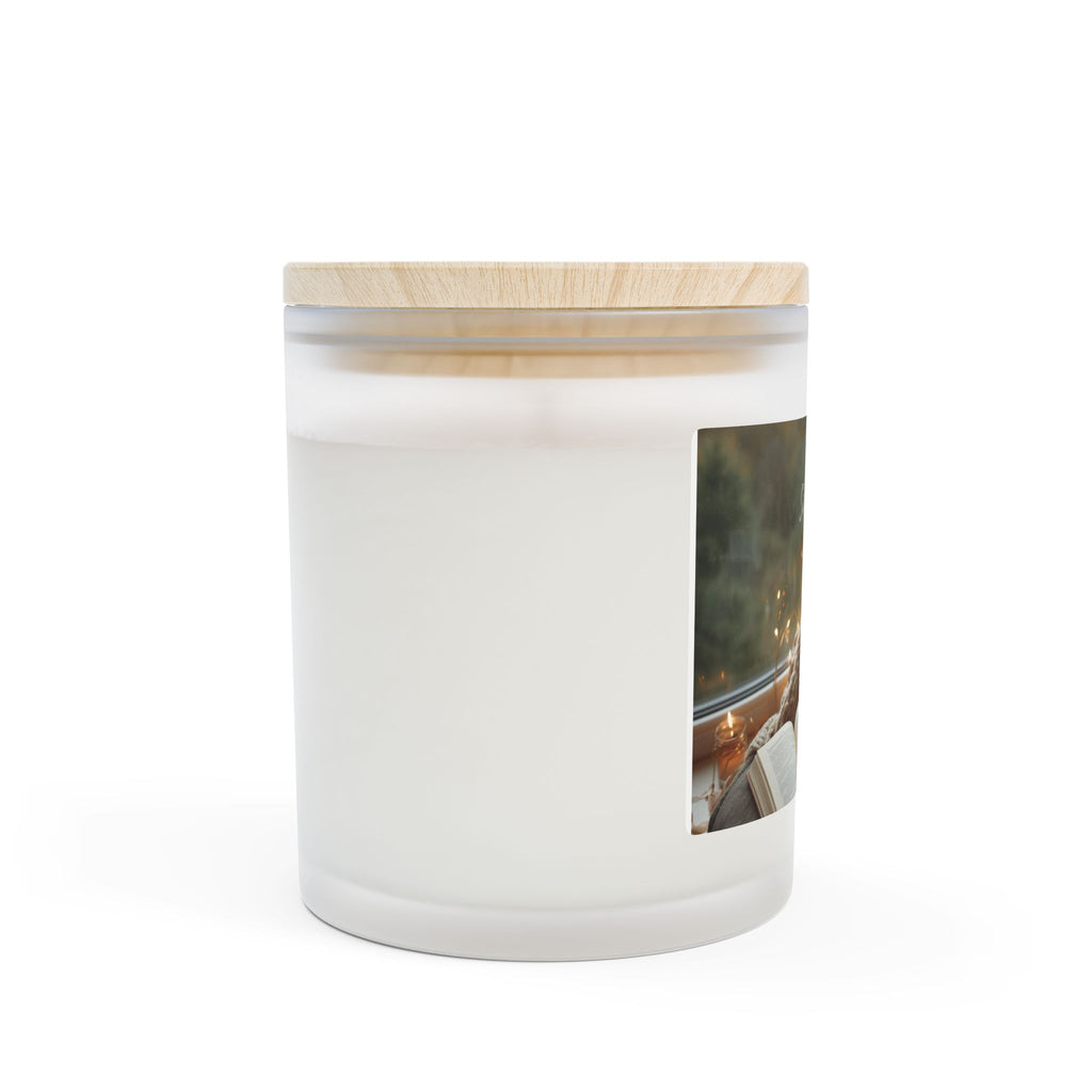 Cozy Moments Candle – 'Sip, Smile, Slow Down' Frosted Glass 11oz