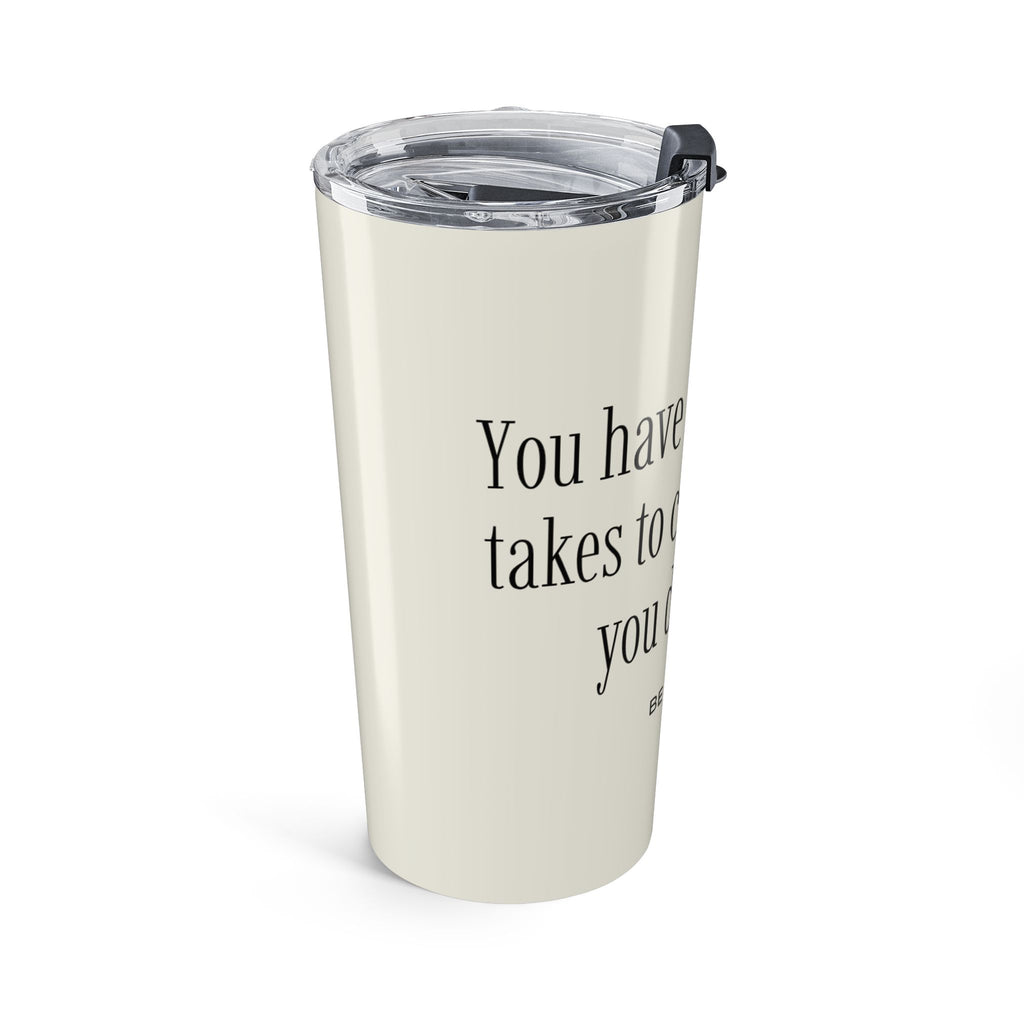 20oz Inspirational Tumbler – "Be Patient" Motivational Travel Mug