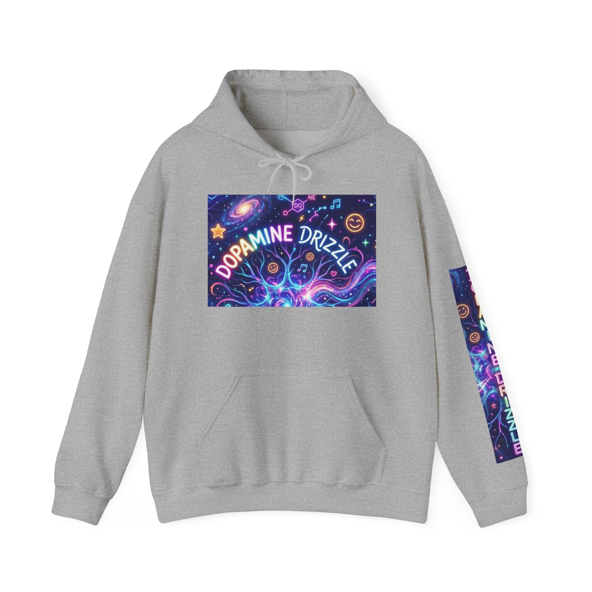 Dopamine Drizzle Hoodie — Psychedelic Space Graphic Pullover