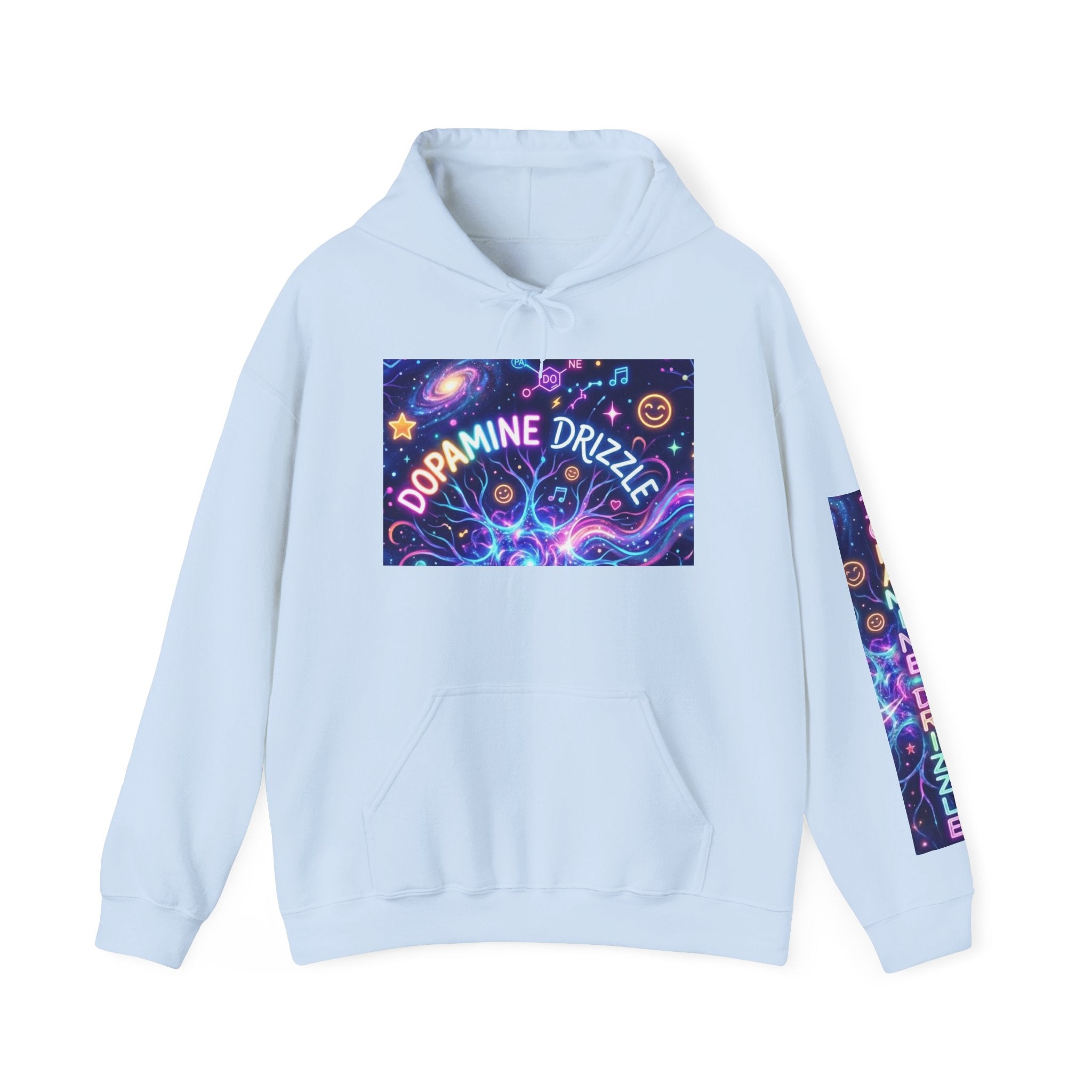 Dopamine Drizzle Hoodie — Psychedelic Space Graphic Pullover