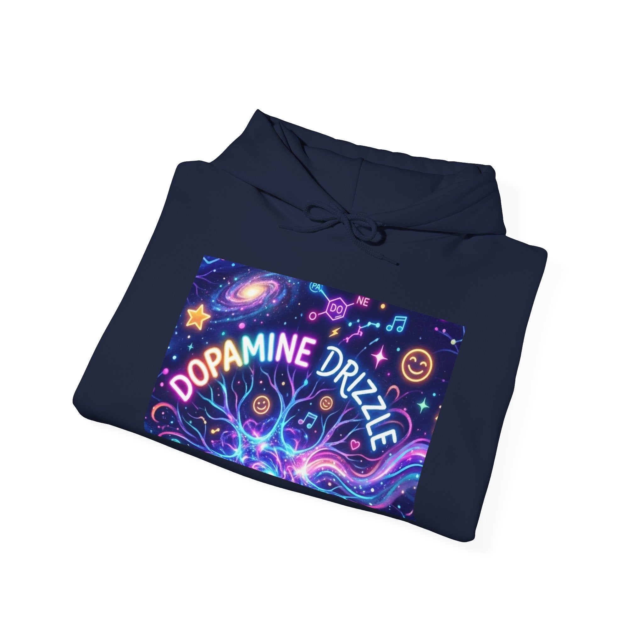 Dopamine Drizzle Hoodie — Psychedelic Space Graphic Pullover